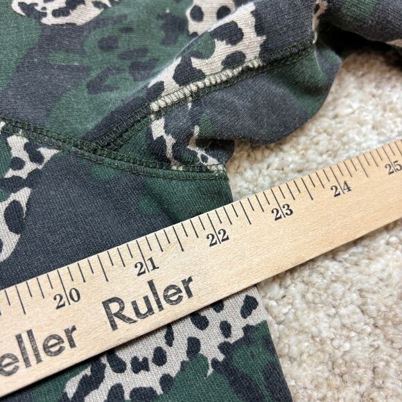 Zadig & Voltaire Upper AO Camou Cheetah Camo Crew Sweatshirt Women's S - Picture 5 of 8